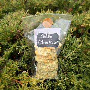 Sablés citron & pavot - Sachet de 160g