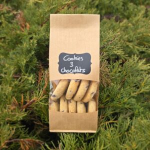 Cookies 3 chocolats - Sachet de 200g
