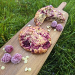 cookie framboise chocolat blanc