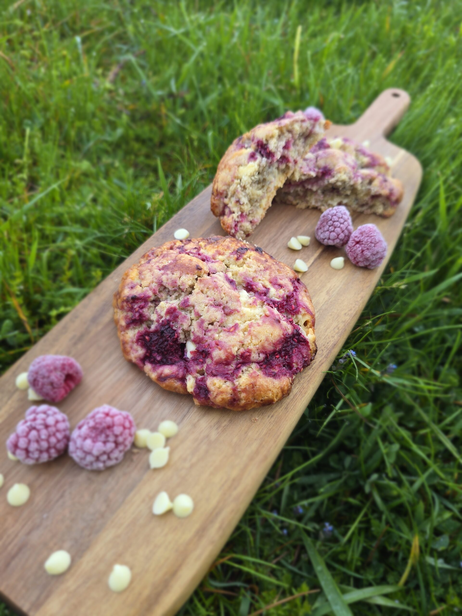cookie framboise chocolat blanc